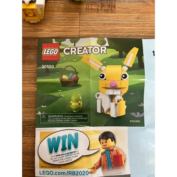 Lego Creator Easter Bunny Set 30550 Retired Collectible - Picture 2 of 3